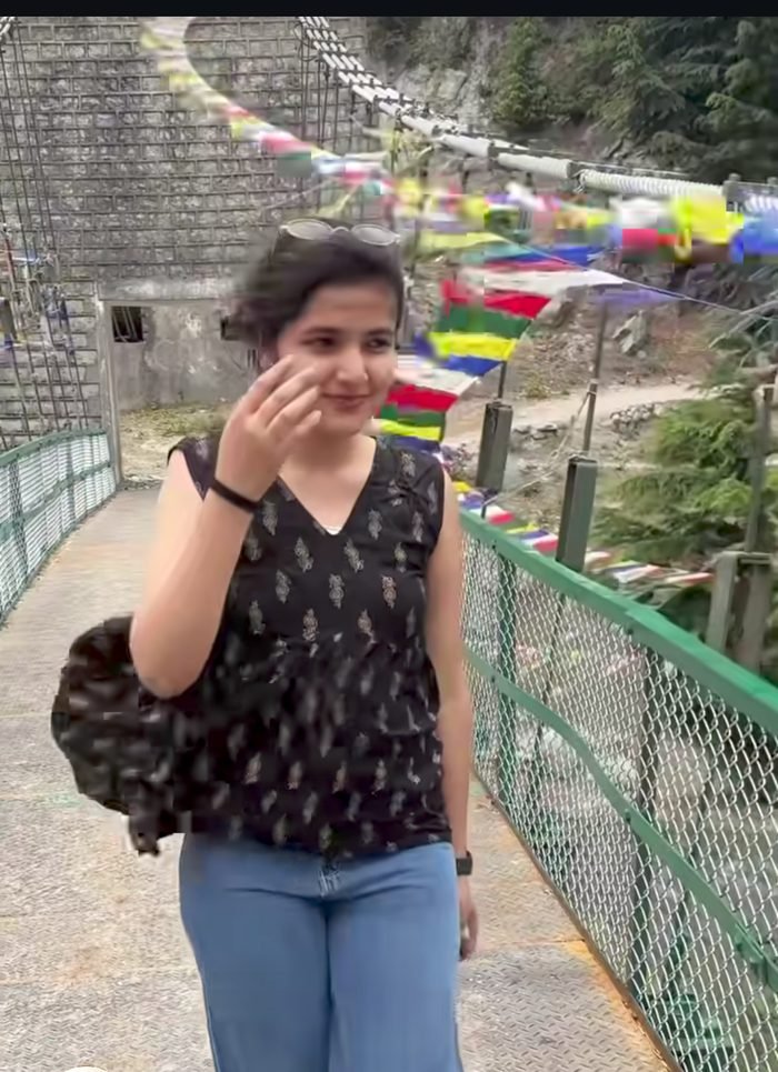 Prapti crossing a valley bridge